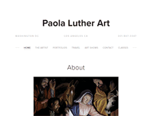 Tablet Screenshot of paolaluther.com